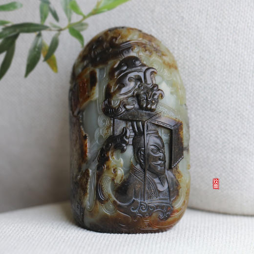 和田玉（白玉）籽料摆件--丝绸之路/1128g 商品图2