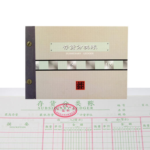 前通存货分类账B5/FTB52018/CQ161203 商品图0