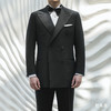 Vitale Barberis Canonico Perennial Super 110’s 澳洲美丽诺羊毛Black Tie双排扣戗驳领黑色礼服套装 商品缩略图0