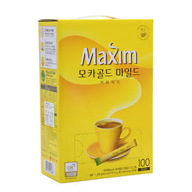 麦馨咖啡粉（10条&整盒（100条） 多规格可选） Maxim三合一韩国摩卡速溶咖啡粉 黄色盒麦馨