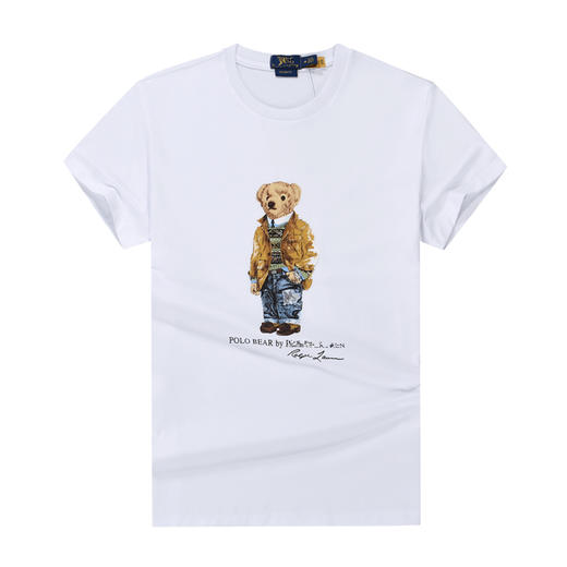 泰迪熊 夹克熊 纯棉圆领短袖T恤 PT-987 商品图3
