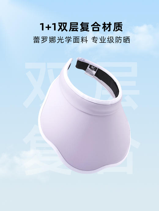 韩国VVC防晒帽女神帽2021 新款空顶骑行户外防紫外线女夏季大帽檐遮阳帽太阳帽 商品图2
