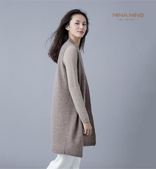 卡迪尔无袖长开衫 商品图1