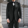 Vitale Barberis Canonico Perennial Super 110’s 澳洲美丽诺羊毛Black Tie单排扣戗驳领黑色礼服套装 商品缩略图0
