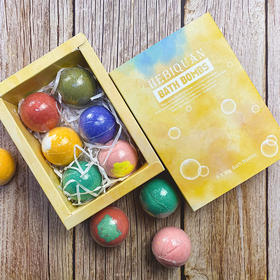 【2盒装】赫碧泉草本精油足浴球爆炸气泡浴盐泡脚丸足疗速溶沐浴球泡脚球