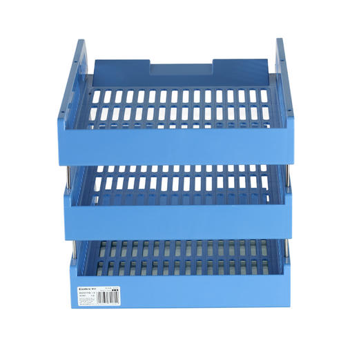 齐心三层文件盘B2060/蓝色 商品图3