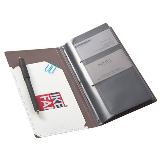 齐心差旅册A7623白便携式卡片册名片夹收纳册商务 商品图2