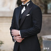 Vitale Barberis Canonico Perennial Super 110’s 澳洲美丽诺羊毛Black Tie单排扣戗驳领黑色礼服套装 商品缩略图2