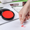 齐心快干原子印台大圆/B3705/红色 商品缩略图3