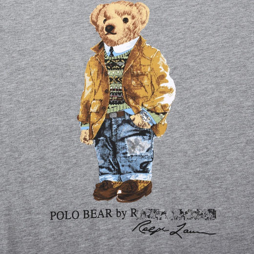 泰迪熊 夹克熊 纯棉圆领短袖T恤 PT-987 商品图9