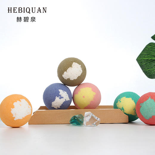 【2盒装】赫碧泉草本精油足浴球爆炸气泡浴盐泡脚丸足疗速溶沐浴球泡脚球 商品图2