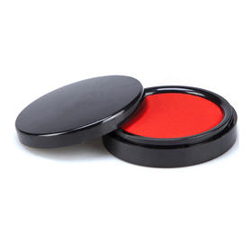 齐心快干原子印台大圆/B3705/红色