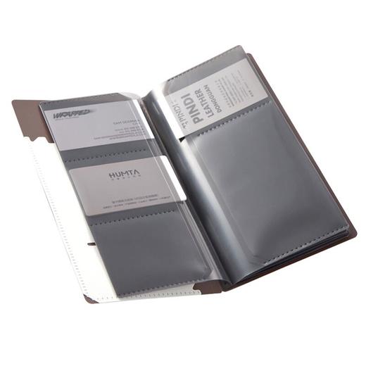 齐心差旅册A7623白便携式卡片册名片夹收纳册商务 商品图4