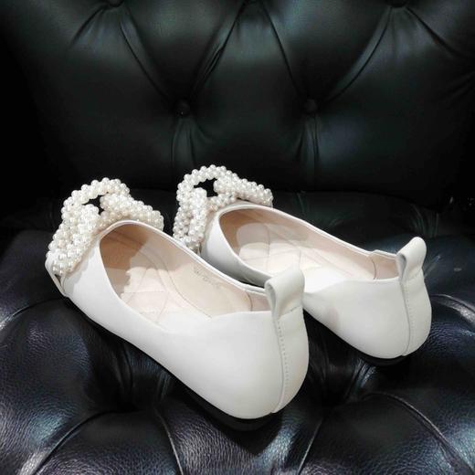 LFGJ 12901 珍珠舞蹈鞋浅口单鞋女软皮软底奶奶鞋 商品图9