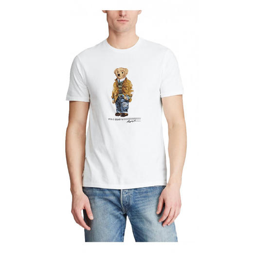 泰迪熊 夹克熊 纯棉圆领短袖T恤 PT-987 商品图0