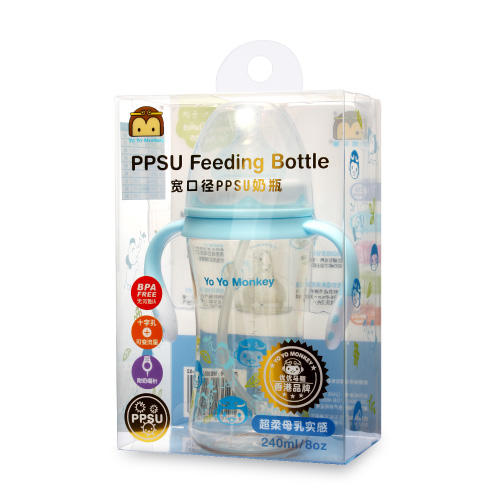 Yo Yo Monkey宽口PPSU奶瓶MS2063-01BI/02BI#240ML 商品图0