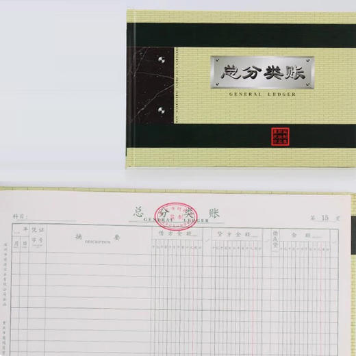 前通总分类账A5/CQ325001 商品图0