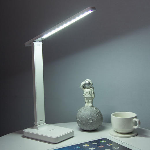 【自然柔光护眼】LED学习阅读台灯 三档触摸调光USB充电生活居家电器学生小夜灯 商品图8