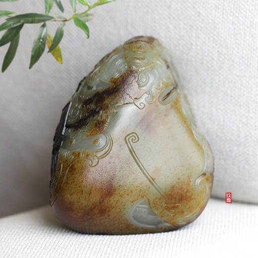 和田玉（白玉）籽料摆件--丝绸之路/1128g 商品图3