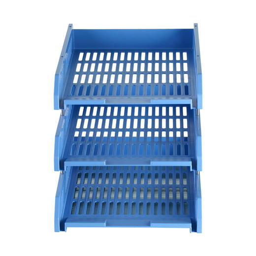 齐心三层文件盘B2060/蓝色 商品图1