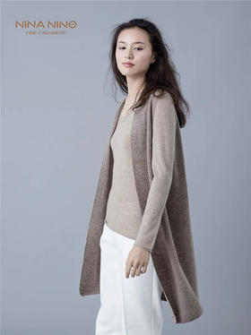 卡迪尔无袖长开衫