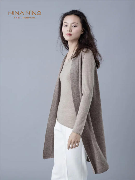 卡迪尔无袖长开衫 商品图0