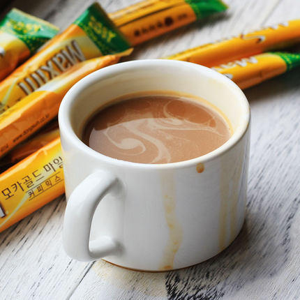 麦馨咖啡粉（10条&整盒（100条） 多规格可选） Maxim三合一韩国摩卡速溶咖啡粉 黄色盒麦馨 商品图2