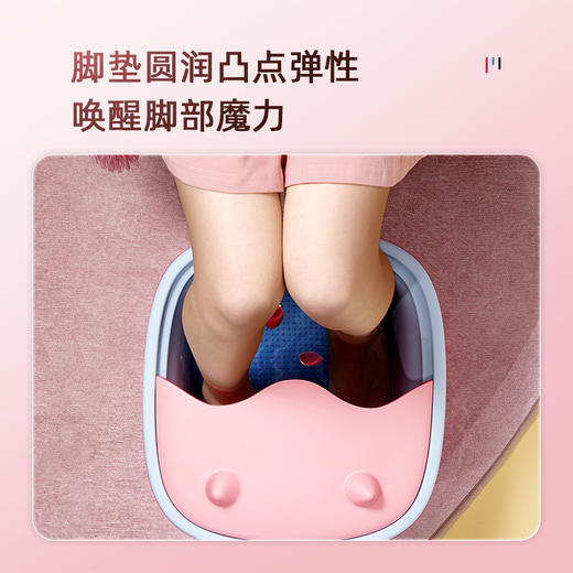 蓓慈萌萌哒BZ306足浴盆泡脚桶家用塑料足浴桶三层保温洗脚桶 商品图6