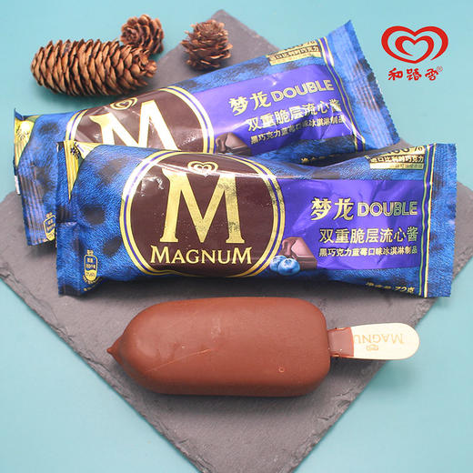 梦龙黑巧克力蓝莓双重流心酱冰激凌72g 商品图7