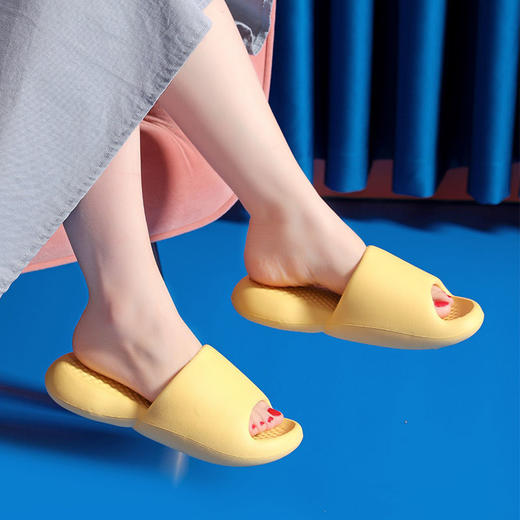 踩屎感拖鞋女夏家用防滑浴室洗澡情侣厚底家居夏季外穿男士凉拖鞋 商品图5