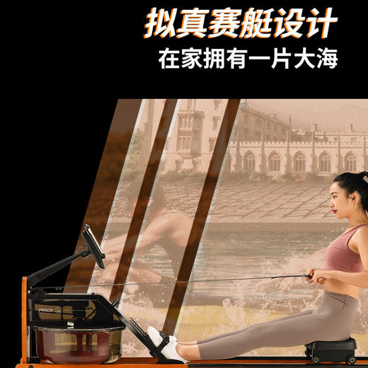 小莫ProMax水阻划船机天猫精灵智能家用有氧运动健身器材小型室内 商品图3