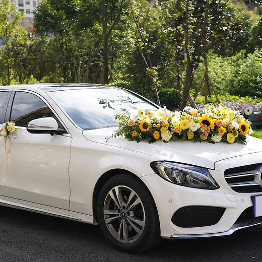 「爱无边际」-暖色系清新色婚车 商品图3