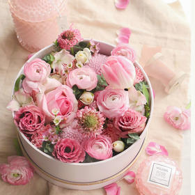 《love》-粉色系花盒