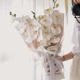 「写满微笑」-蝴蝶兰花束