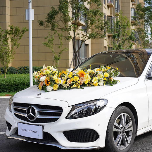 「爱无边际」-暖色系清新色婚车 商品图2