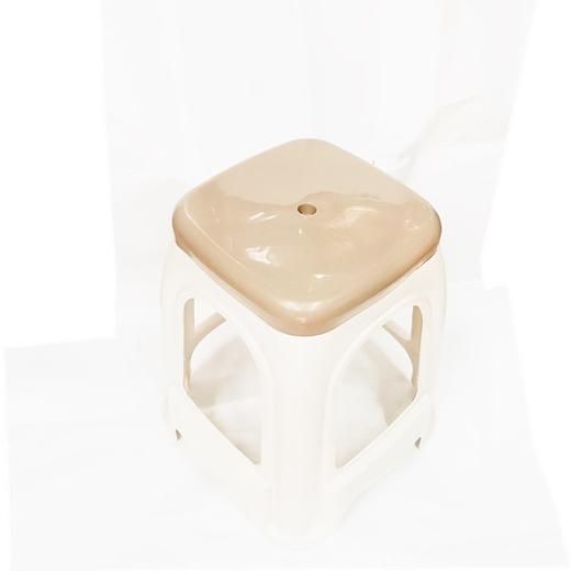 优选双色椅塑料凳子加厚 1张 胶凳48cm高家用简约餐桌椅子结实商用胶凳大人高凳塑料凳子椅子会议活动 商品图6