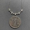 玻璃种翡翠蛋面锁骨链18k白金钻石镶嵌 商品缩略图4