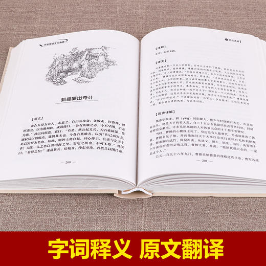 资治通鉴 全集精装国学经典典藏 文白对照原译文白话文注释全译珍藏版 成人青少年小学生版中国通史历史故事书籍 商品图3