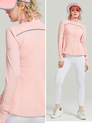 Supield素湃黑科技全波段防晒衣修身荷叶边下摆防晒服女户外运动 商品图2