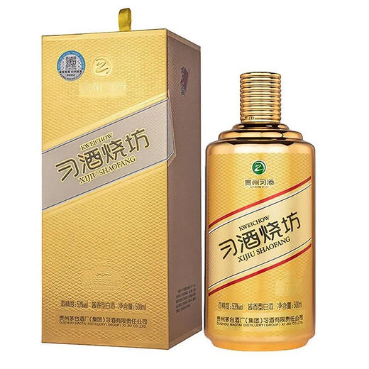 习酒烧坊金色世界 53度酱香型白酒 整箱6瓶*500ml包邮 商品图3