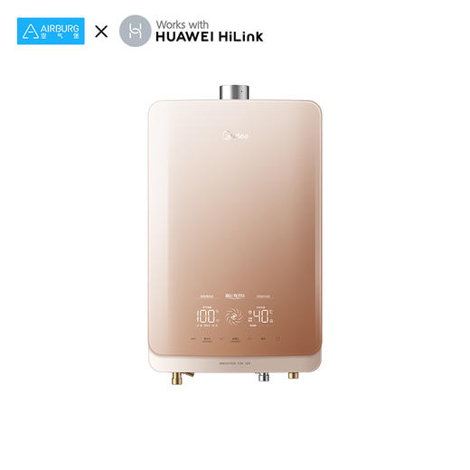 智能家电 燃气热水器 16L全面屏 澎湃双增压零冷水 JSQ30-16HT7S 商品图0