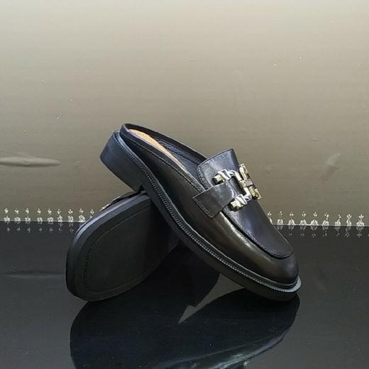 lfgj jeans BM002 夏季中性复古牛皮穆勒拖鞋 商品图9