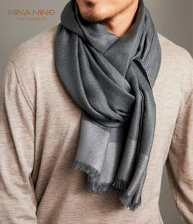 精纺丝绒手扦边围巾