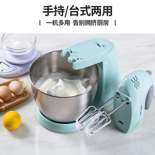 打蛋器电动家用台式迷你打奶油蛋清和面搅拌器蛋糕烘焙打蛋机 商品图2