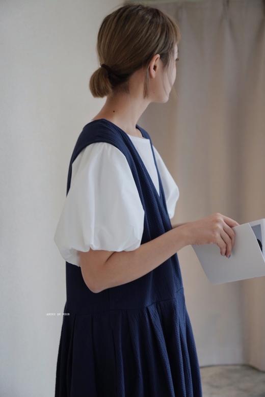 FRANCESCA卡其/浅灰/白/黑波波短袖 商品图0