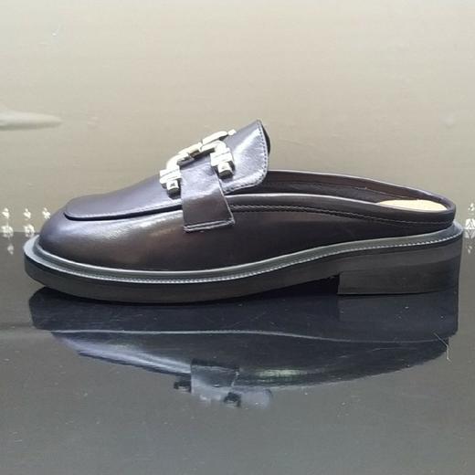 lfgj jeans BM002 夏季中性复古牛皮穆勒拖鞋 商品图7