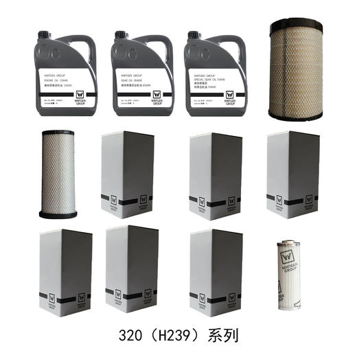 悍马320压路机500小时保养套包 商品图1