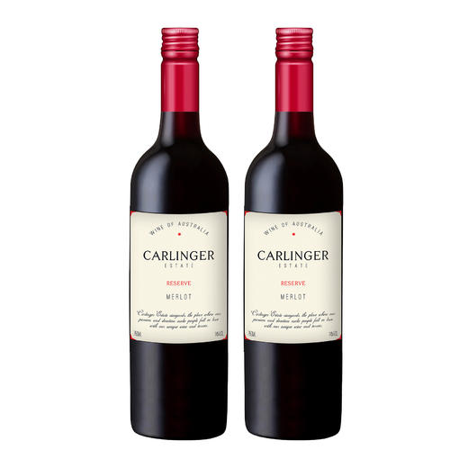 【双支特惠装】卡琳格袋鼠梅洛 Carlinger Merlot  750ml*2 商品图0