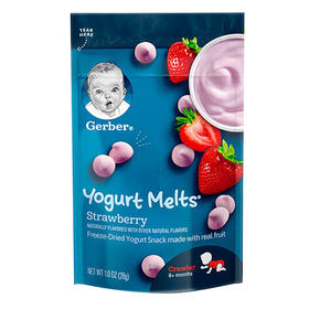 美国gerber嘉宝 酸奶溶豆 草莓味 28g