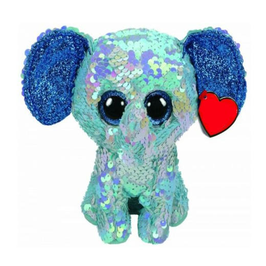 TY斯图尔特-蓝色亮片象/常规36344 商品图0